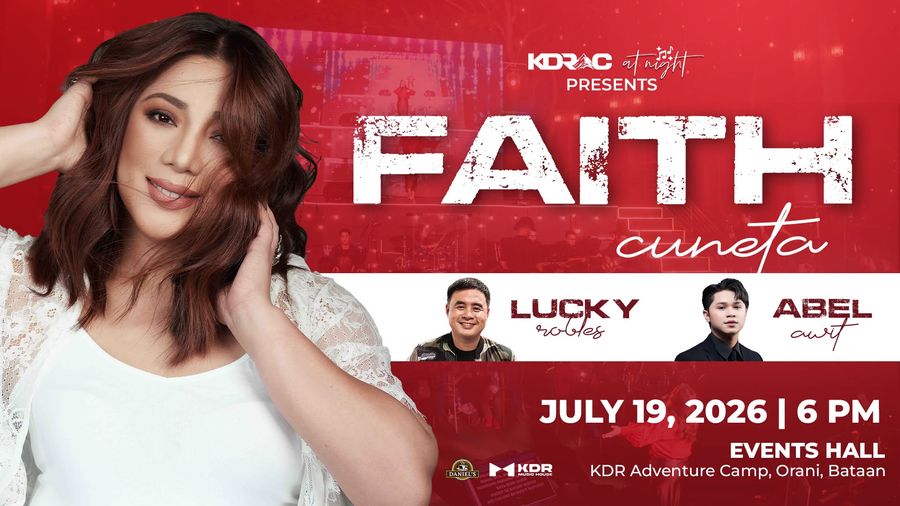 Faith Cuneta with Lucky Robles and Abel Awit, July 19, 2026