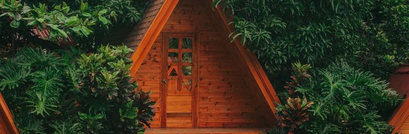 Camping Hut A-frame cabin